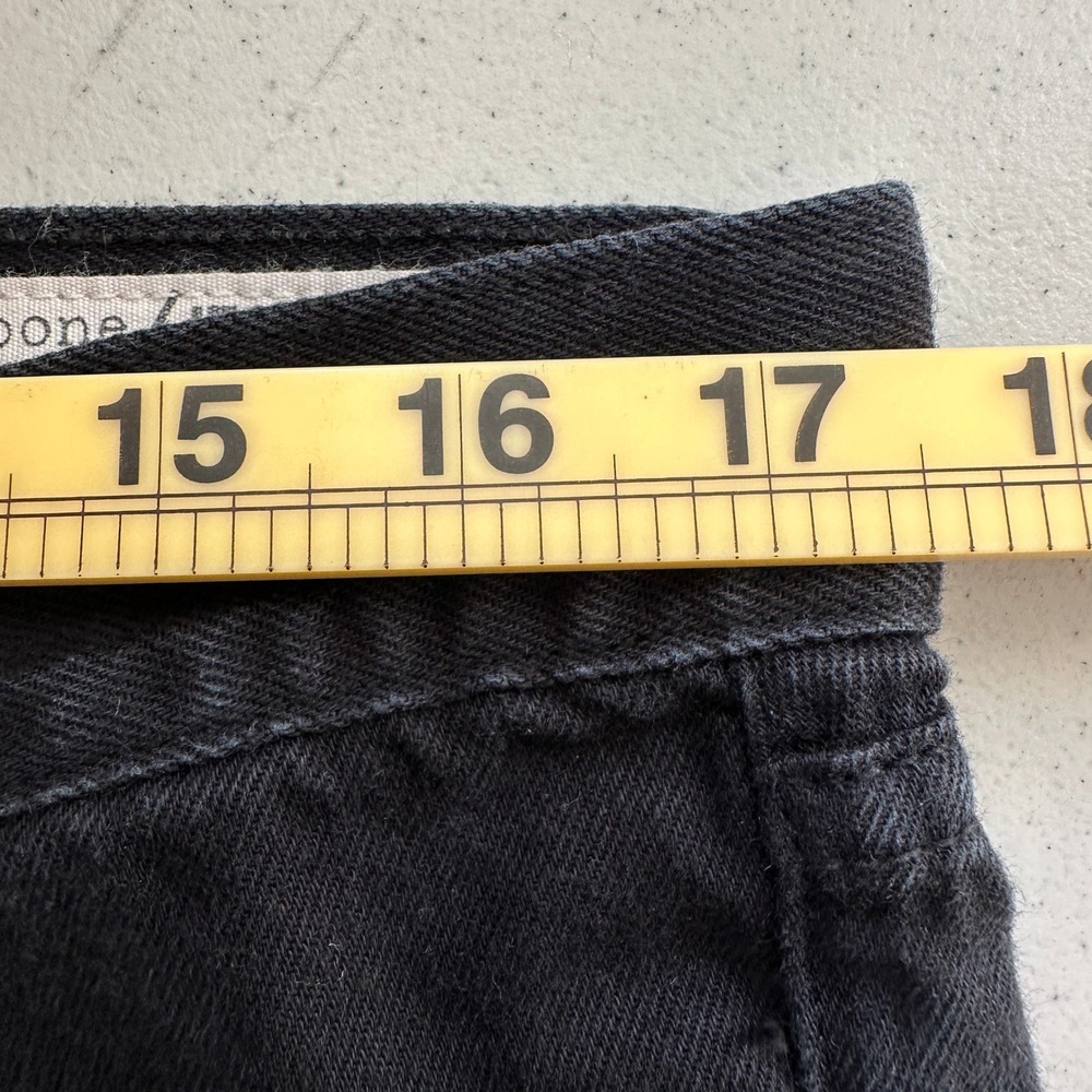 Rag & Bone Short Shorts Womens 29 Black Wash Stretch Cotton Raw Hem Boho Edgy - Picture 8 of 10